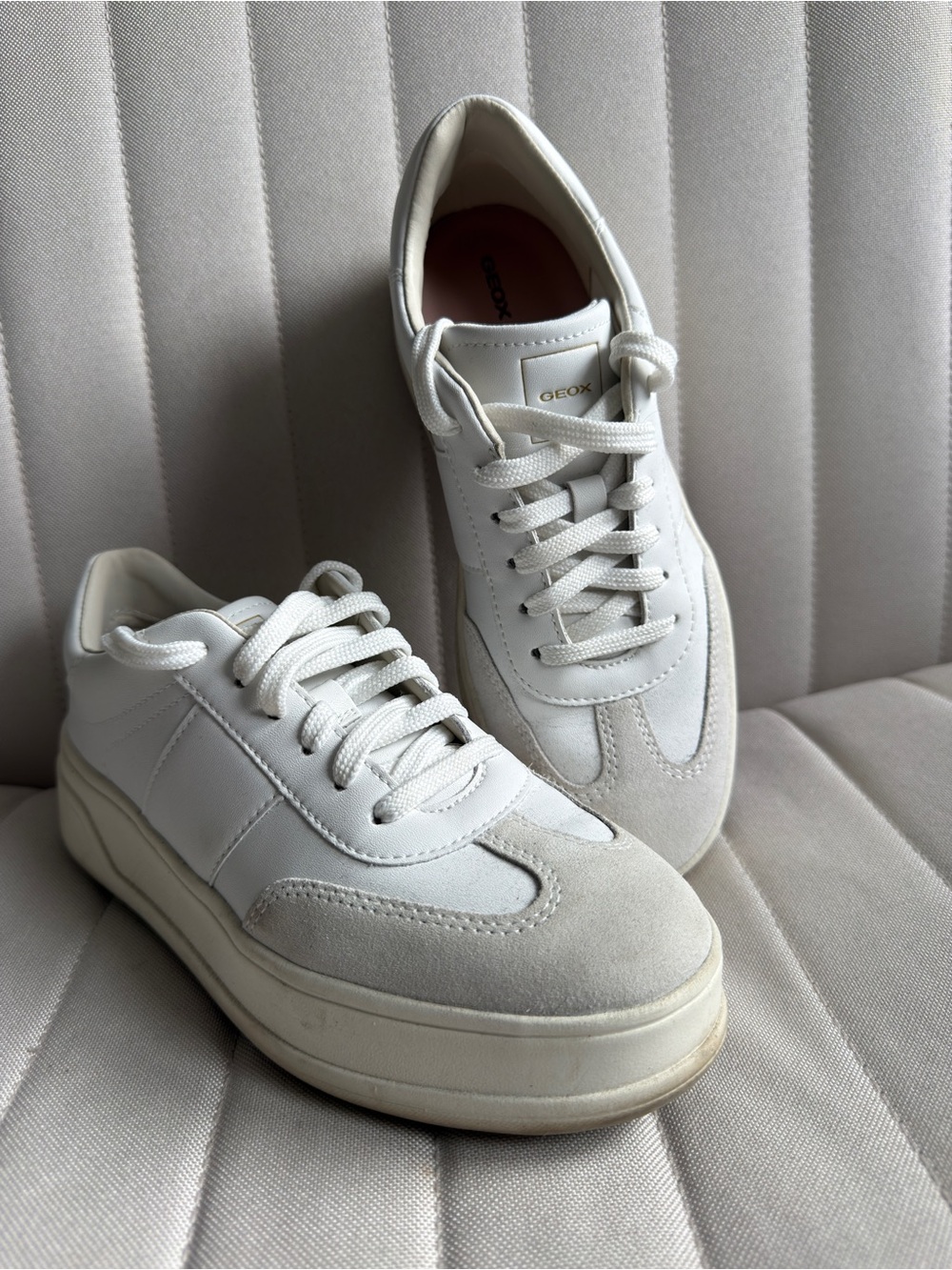 Geox Spherica Ecub-2 Platform Sneakers - size 7 LIKE NEW